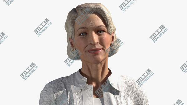 images/goods_img/20210312/Elderly Lady in Casual Clothes Rigged 3D/1.jpg